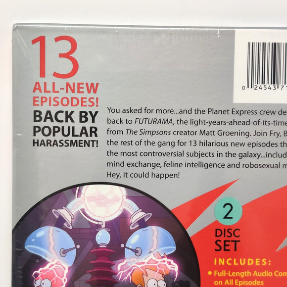 Futurama : Volume 5 (DVD 2-Disc) New Sealed Comedy Humor Animated Bender Fry - Picture 4 of 8